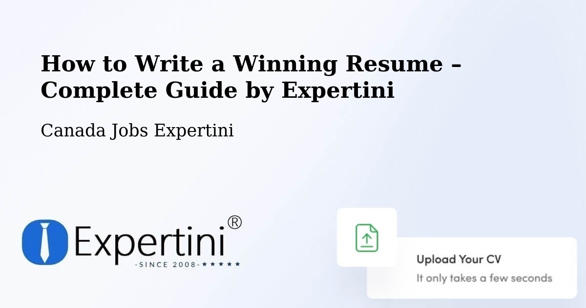 Resume Writing Guide for Job Seekers – Kamloops - Kamloops, Canada Jobs Expertini